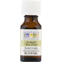 ESSENTIAL OILS AURA CACIA by Aura Cacia LEMON TEA TREE-ESSENTIAL OIL IN BOX 0.5 OZ