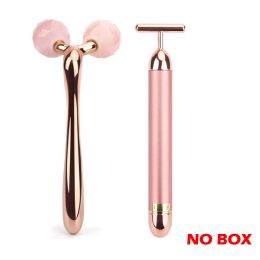 Rose Quartz Face Slimming Face Massage Tool