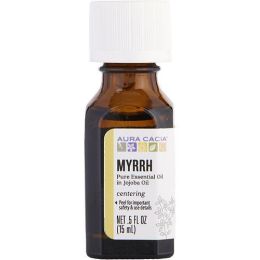 ESSENTIAL OILS AURA CACIA by Aura Cacia MYRRH IN JOJOBA OIL 0.5 OZ