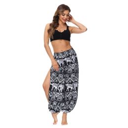 Yoga Wide Leg Pants (Color: Black 04)