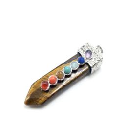 Natural Crystal Seven Chakra Jewelry Pendants (Color: style2)