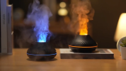 130ML 3D Colorful Flame Humidifier Fire Volcano Diffuser Flame