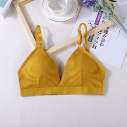 Women Yoga Sports Bras Triangle-- Adjustable Sling Bra Vest (Color: Yellow)