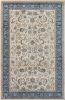 Classic Pattern Design / Traditional Floral Filigree Bordered Area Rug