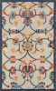 Classic Pattern Design --Floral Damask High-Low Indoor Outdoor Area Rug