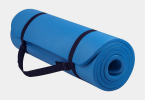 0.3" (0.8cm) Thick Yoga Mat with Carrying Strap