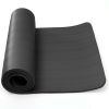 0.6-inch (1.5cm) Thick Yoga Mat Anti-Tear High Density NBR Exercise Mat Anti-Slip Fitness Mat