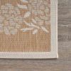 Home Decor Indoor/Outdoor Accent Rug --Natural Classic Pattern Design