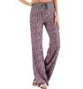 Wide Leg Pants-High Waisted Casual Yoga Lounge Pants