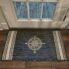 Home Decor Indoor/Outdoor Accent Rug --Natural Classic Pattern Design