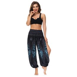 Yoga Wide Leg Pants (Color: Blue)