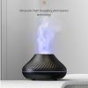 130ML 3D Colorful Flame Humidifier Fire Volcano Diffuser Flame