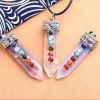 Natural Crystal Seven Chakra Jewelry Pendants