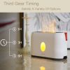 200ML Flame Lights Aroma Diffusers 3D Flame Air Humidifier Ultrasonic Oil Diffuser