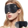 USB Rechargeable Heating Therapy Graphene / Real Silk Sleep Eye Mask