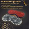 USB Rechargeable Heating Therapy Graphene / Real Silk Sleep Eye Mask