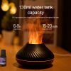 130ML 3D Colorful Flame Humidifier Fire Volcano Diffuser Flame