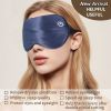 USB Rechargeable Heating Therapy Graphene / Real Silk Sleep Eye Mask