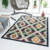 Classic Pattern Design --Floral Damask High-Low Indoor Outdoor Area Rug