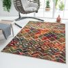 Classic Pattern Design --Floral Damask High-Low Indoor Outdoor Area Rug