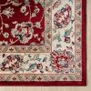 Classic Pattern Design / Traditional Floral Filigree Bordered Area Rug