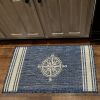 Home Decor Indoor/Outdoor Accent Rug --Natural Classic Pattern Design