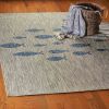 Home Decor Indoor/Outdoor Accent Rug --Natural Classic Pattern Design