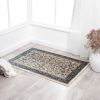 Classic Pattern Design / Traditional Floral Filigree Bordered Area Rug