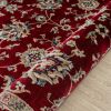 Classic Pattern Design / Traditional Floral Filigree Bordered Area Rug